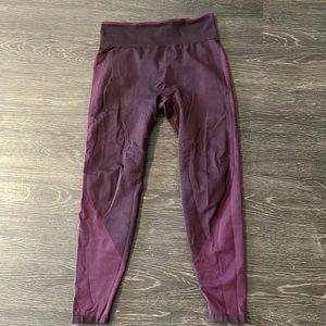 2/$30 Victoria Secret Pink purple stretchy seamless tights